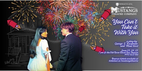 Girl, boy, fireworks