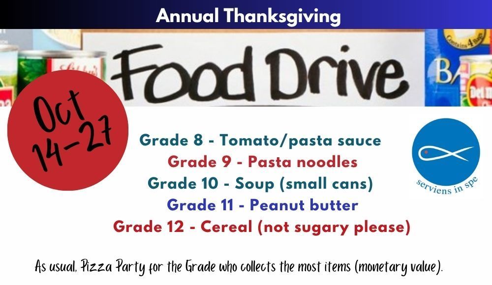 Food Drive poster
