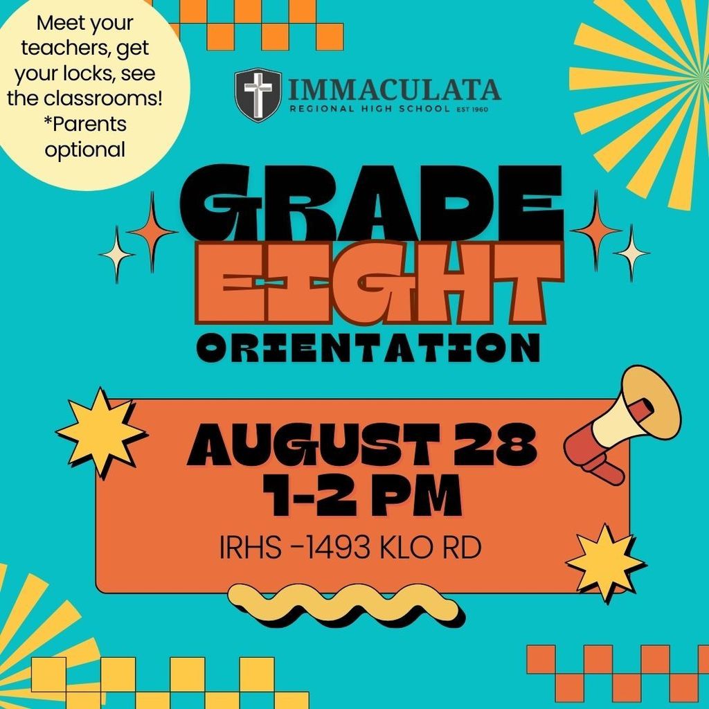 GRADE 8 ORIENTATION