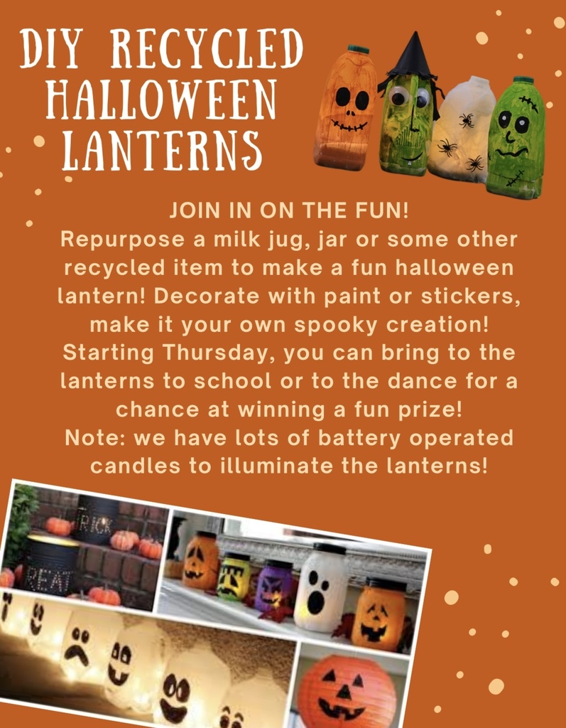 Recycled Halloween Lanterns