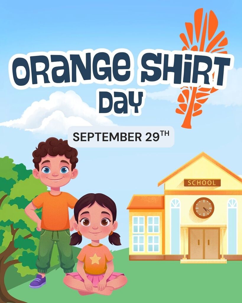orange shirt