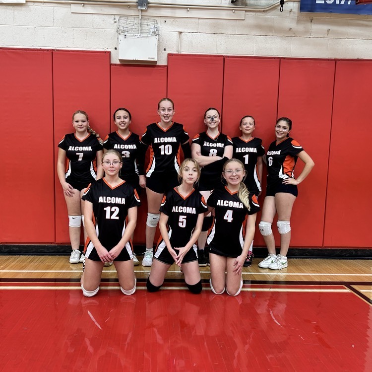 Alcoma JH girls vball