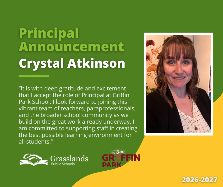 Griffin Park Principal Announcement