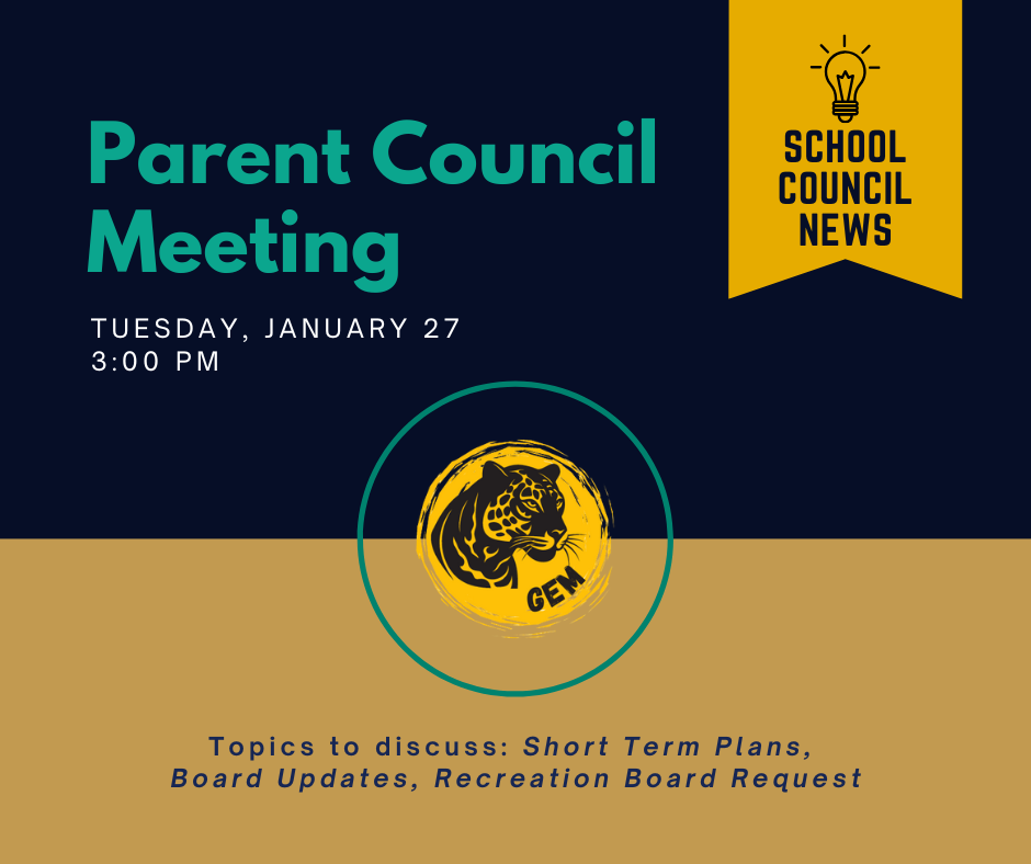 Parent Council-January 27