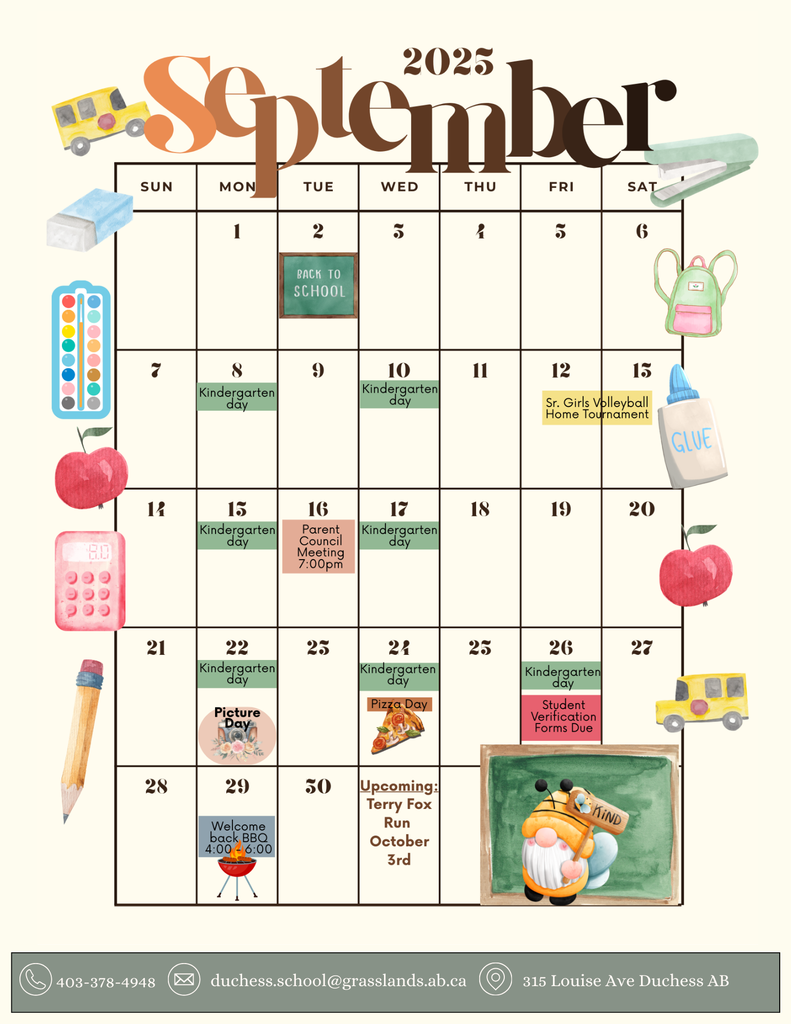 Here is the September Newsletter.