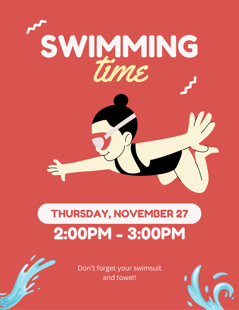 A person is swimming with time and dates listed.