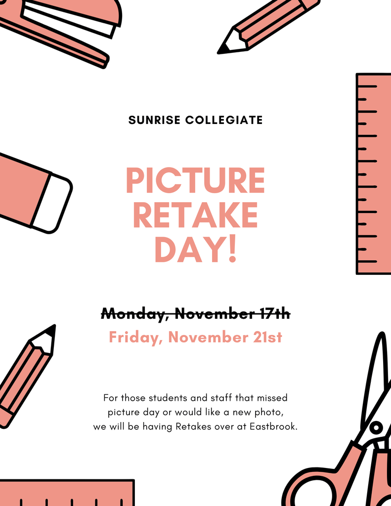 Corrected date for Picture Retake Day