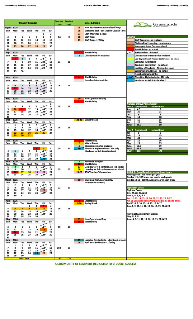 Calendar Revision