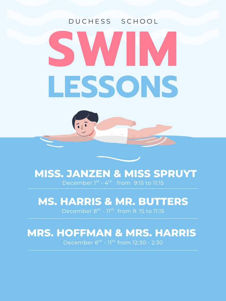 Elementary Swimming Dates