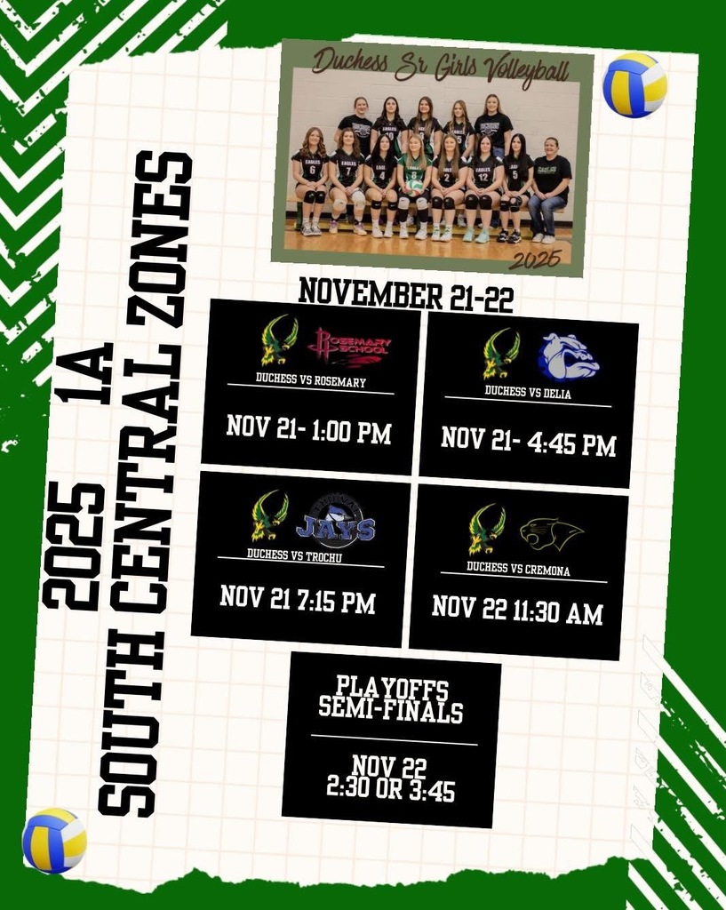 Zones this upcoming weekend @ Duchess School