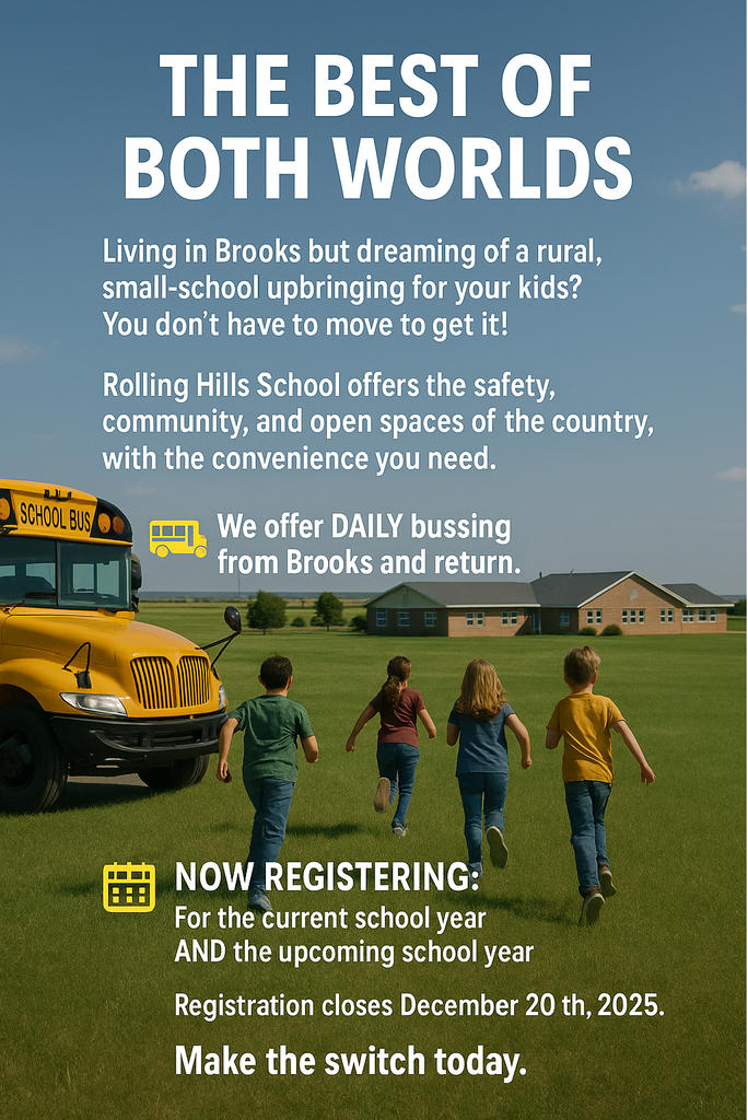 children running across a lovely green field with a school and a school bus in the background