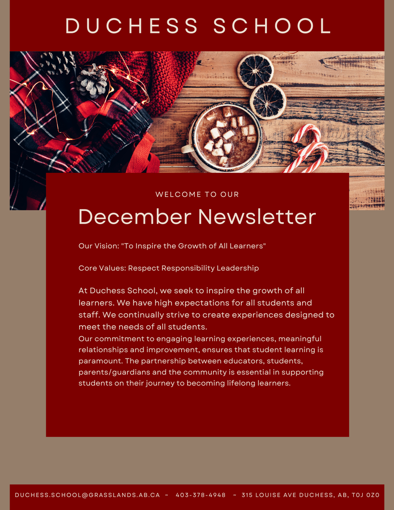 Here's the December Newsletter. 