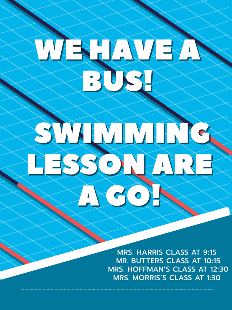 Swimming Lesson are a go!