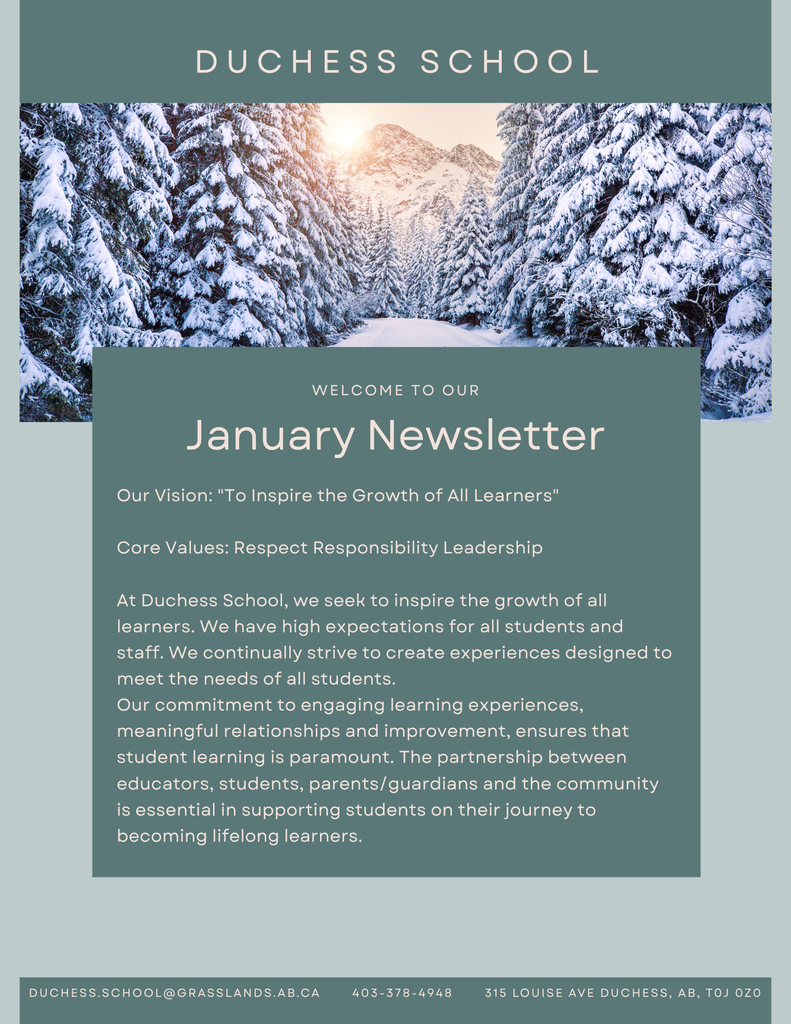 January Newsletter