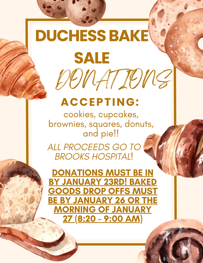 FUNDRAISING BAKE SALE LOOKING FOR DONATIONS!