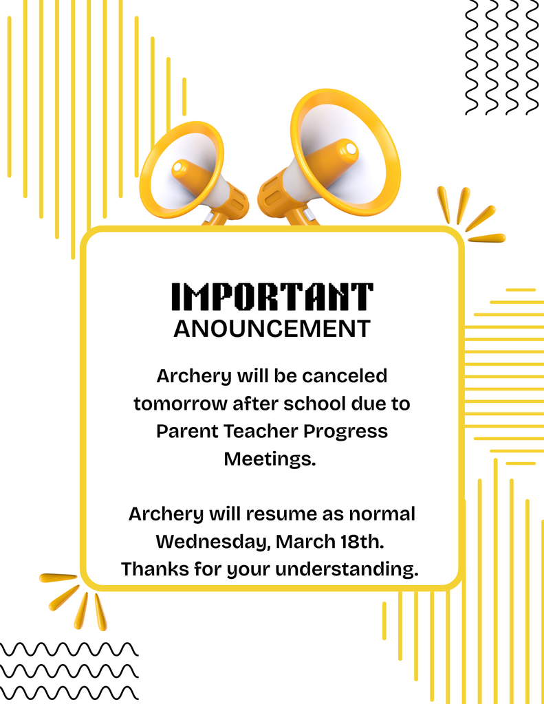 Archery Important Announcement