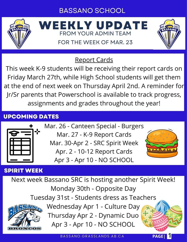 Admin Update - March 23