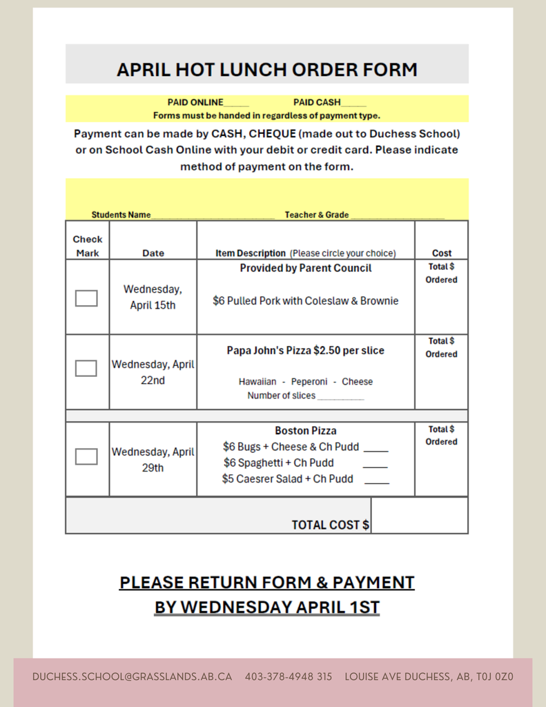 April Newsletter 2026