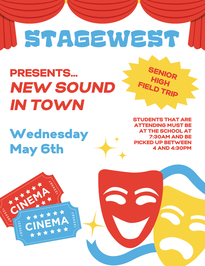 drama masks, cinema tickets and a red curtain