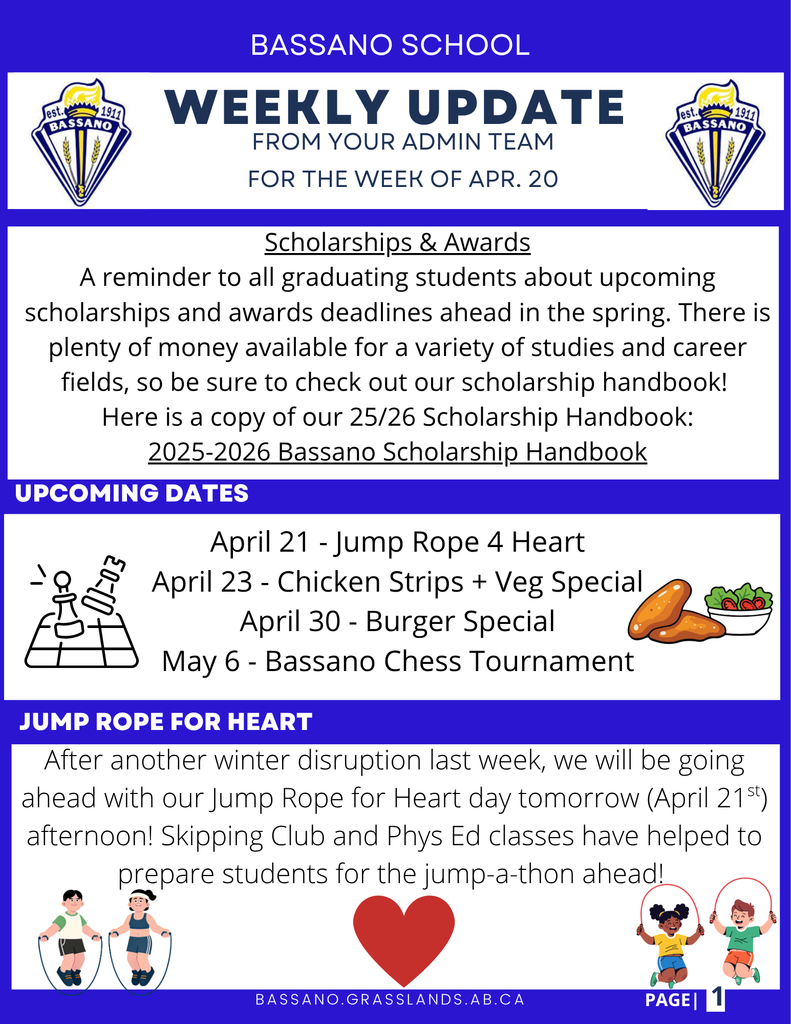 Weekly Update - Apr 20