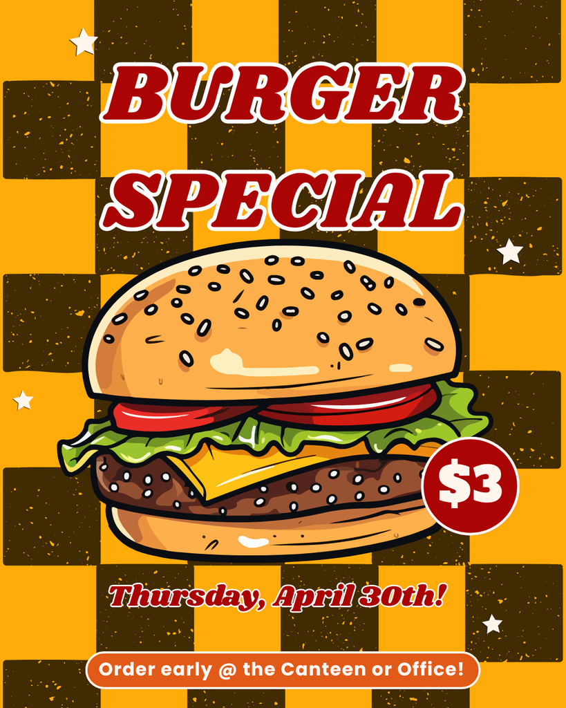Thursday April 30 - Lunch Special