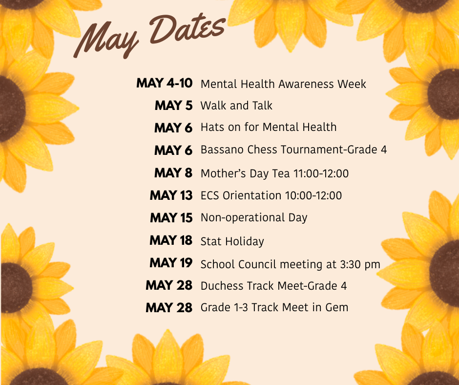 May Dates