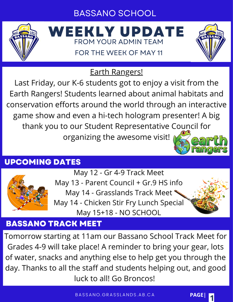 Weekly Update - May 11