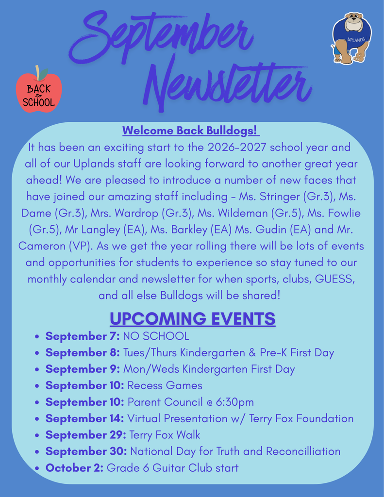 September Newsletter