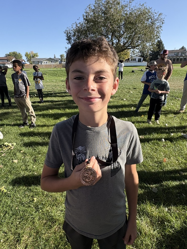 third place medal winner