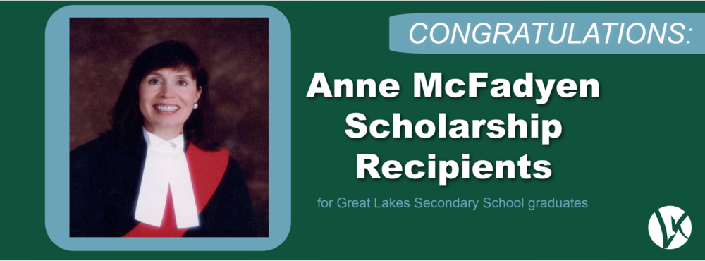 Anne McFadyen Scholarship Recipients