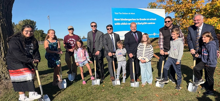 Groundbreaking for Blue Coast District School