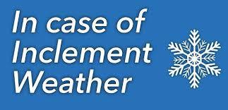 Inclement Weather Graphic