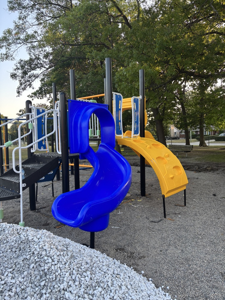 slides on playground equipment