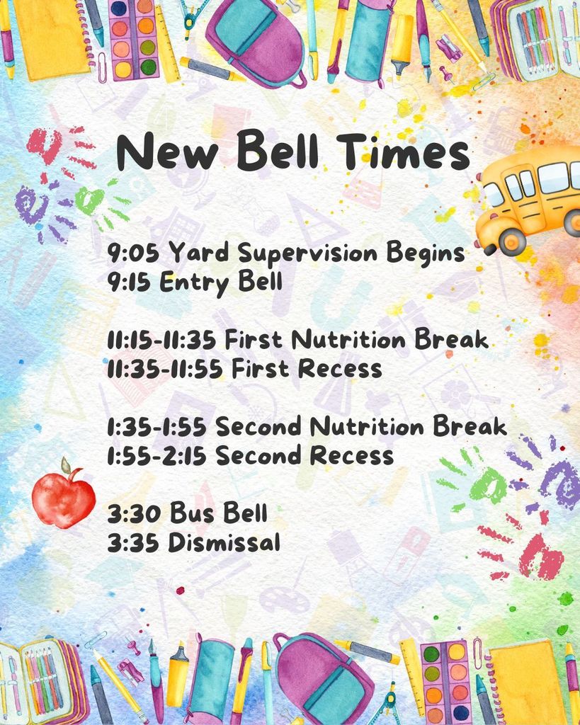 New Bell Times