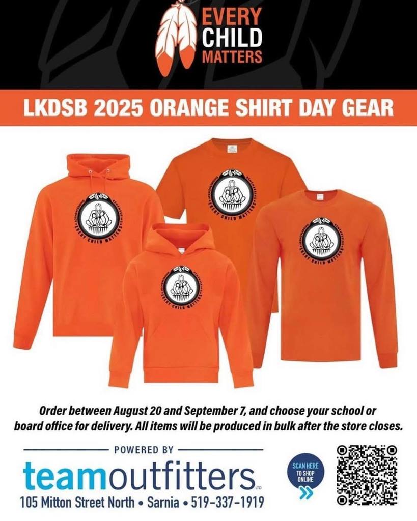 Every Child Matters - LKDSB 2025 Orange Shirt Day Gear