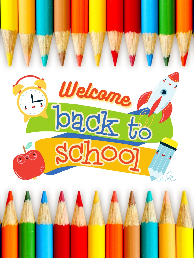 welcome back to school poster