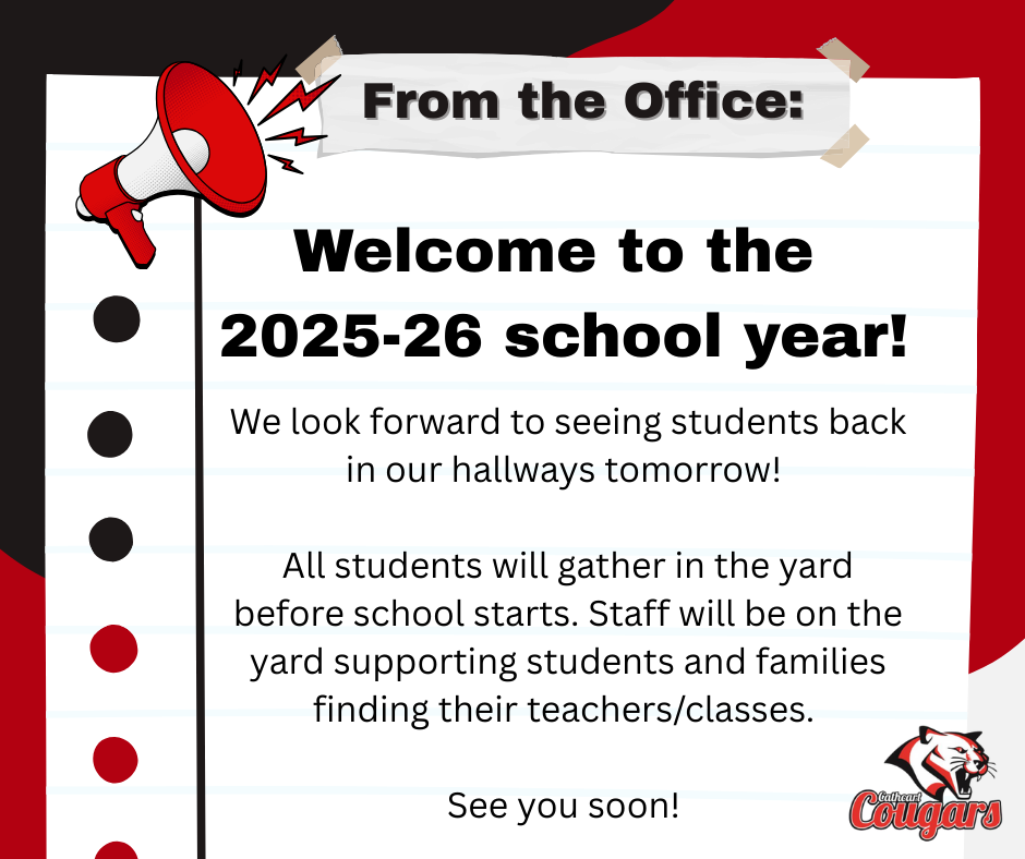 notice to families with school logo