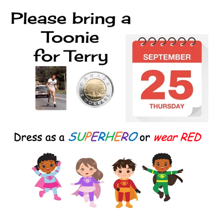 Terry Fox Day Graphic