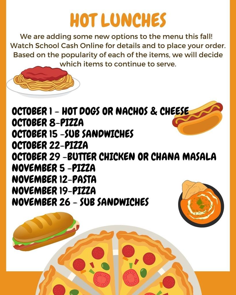 Hot lunches