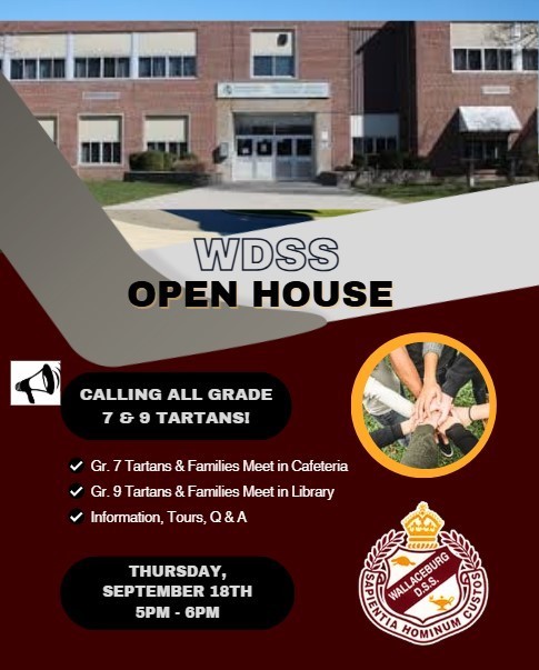 Grades 7 and 9 Open House