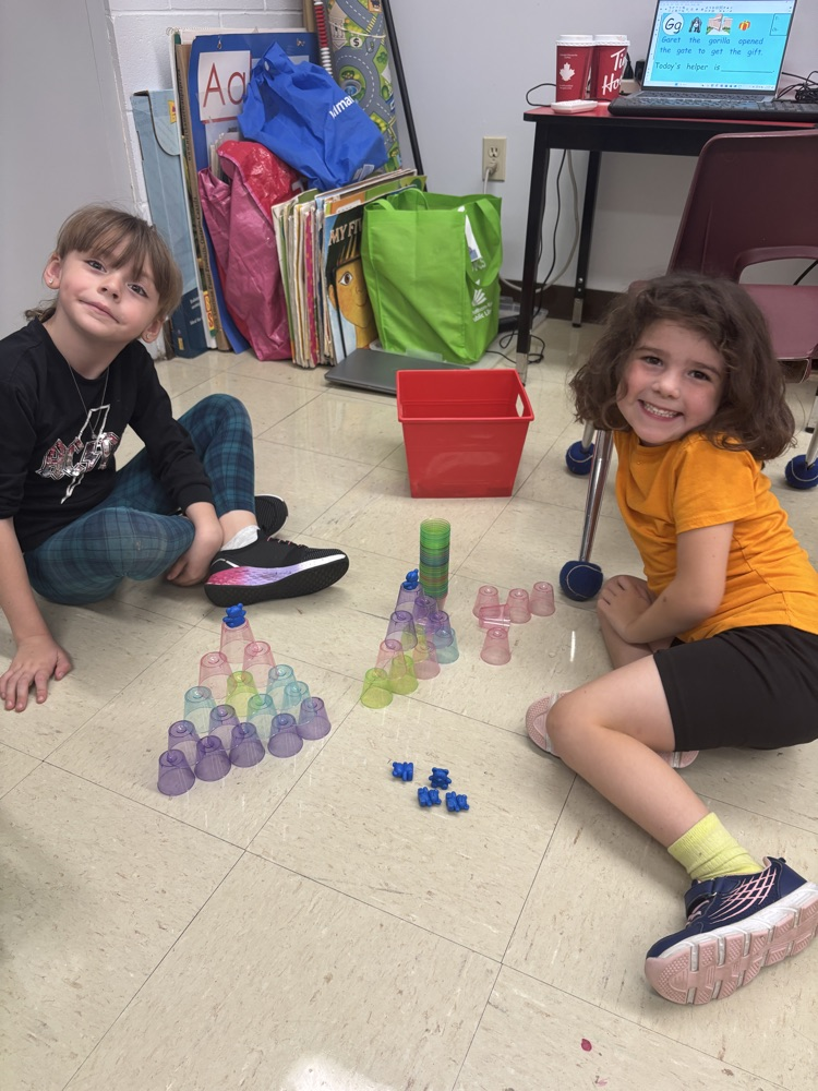 student playing on floor