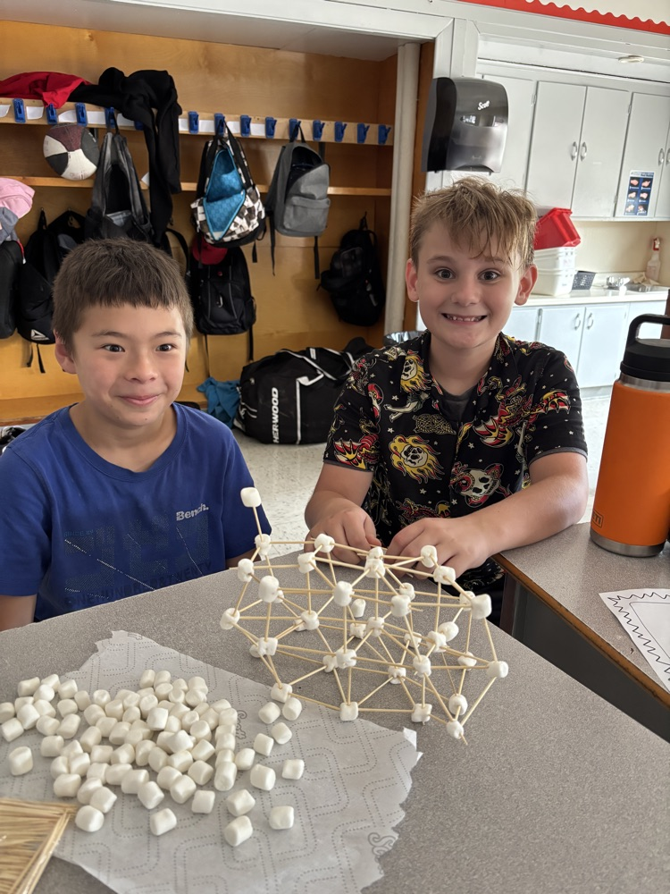 Students building with mar