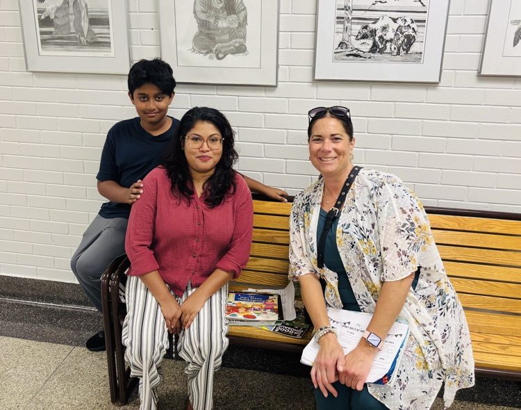 Families visiting