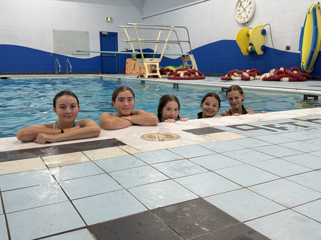 Grade 9  Phys. Ed. Class Enjoy Their First Pool Day of the Semester