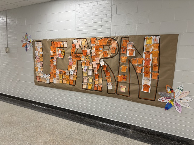 Learn made with orange shirts