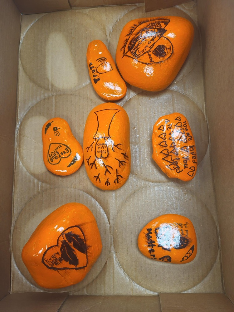 orange rocks