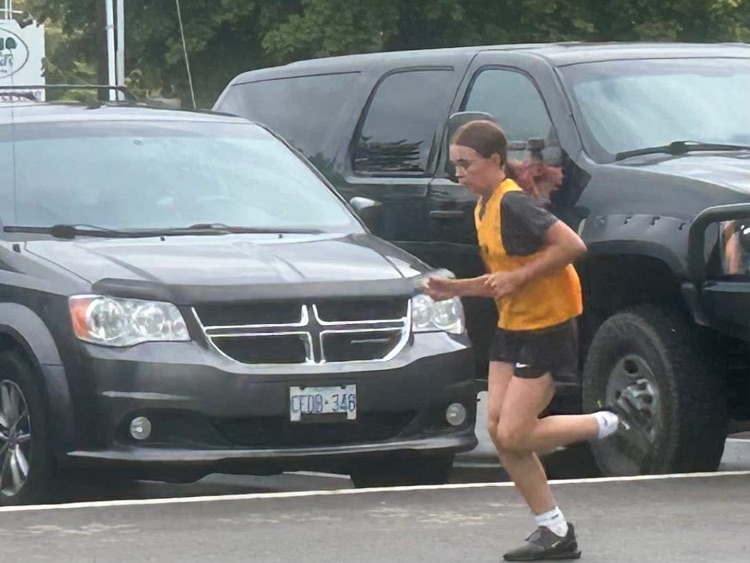 Wheatley warrior running a cross country race