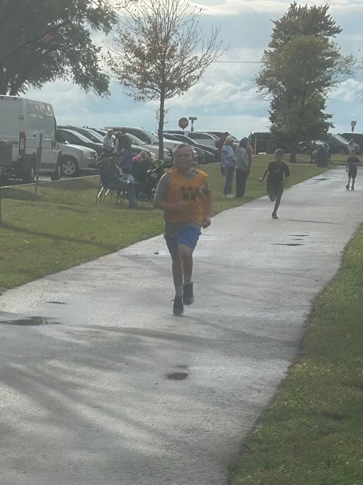 Wheatley warrior running a cross country race