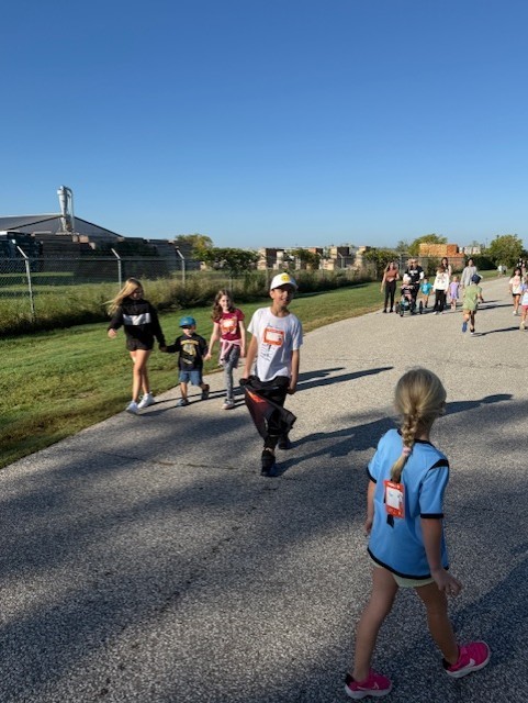 students running outside on a road for Terry Fox 2025