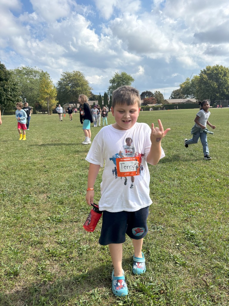 His favourite heroes are Terry Fox and Spiderman!